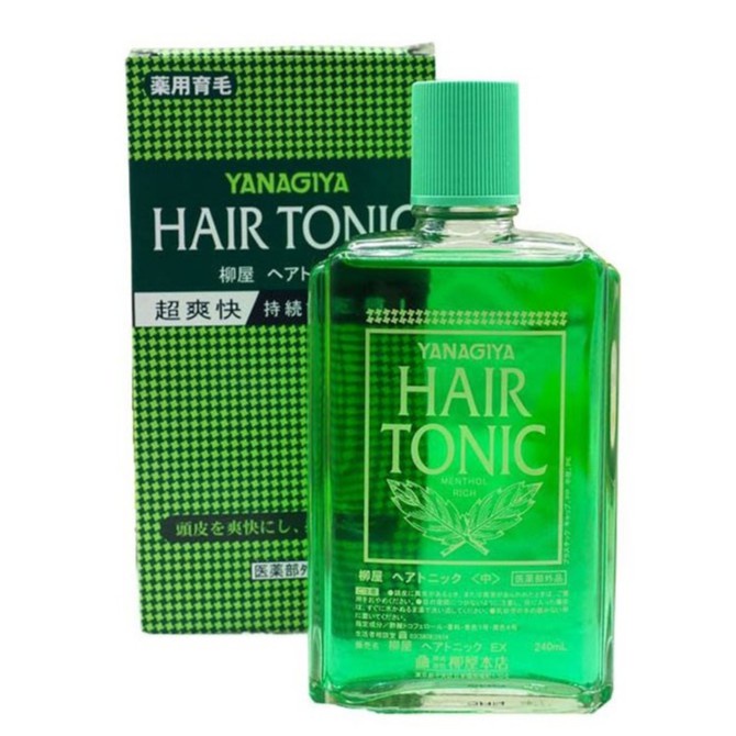 Tinh dầu Bạc hà dưỡng tóc Hair Tonic Yanagiya 240ml - Hachi Hachi Japan Shop