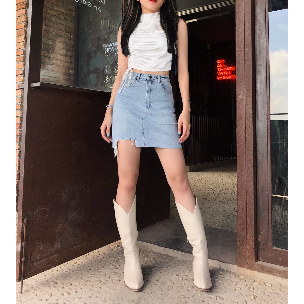 Váy rách lai vuông 20decemberjeans mã 9433 | BigBuy360 - bigbuy360.vn