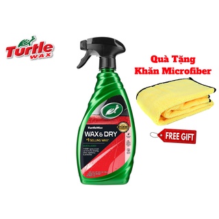 Chai Xịt Bóng Nhanh Bề Mặt Ướt Turtle Wax & Dry 769 ML Tặng Khăn