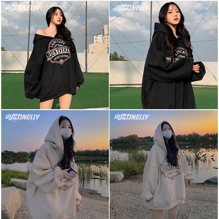 Áo Nỉ Hoodie Bông Lót Lông Nelly - CÓ SẴN