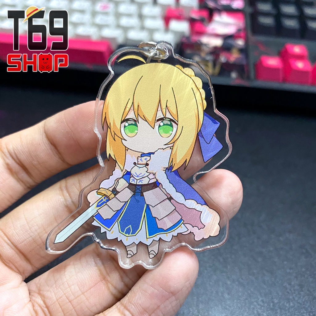 Móc khóa mica anime Fate - Mẫu 2