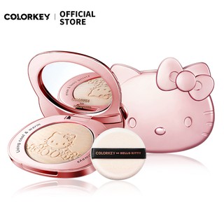 Phấn Phủ Cố Định Lớp Nền Colorkey X Hello Kitty 8g Trang Điểm Khuôn Mặt Lâu Trôi Kiềm Dầu Mềm Mại Không Tì Vết  8g