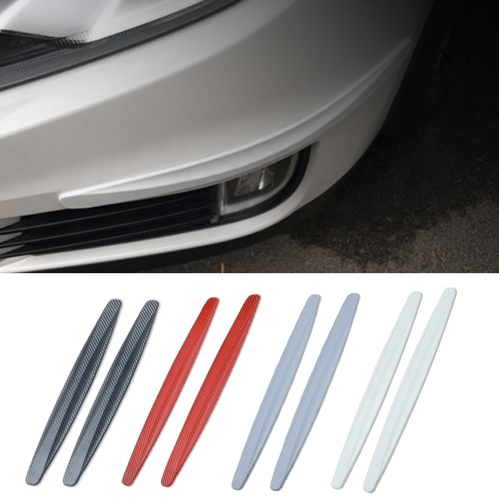 2 Miếng dán bảo vệ cạnh cửa xe ô tô bằng sợi carbon chống trầy xước nhiều màu sắc