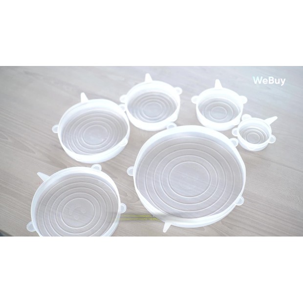 Bọc miệng bát silicon set 6 miếng