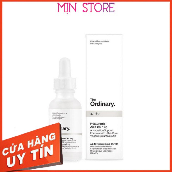 The Ordinary👉Serum Ordinary Tinh Chất Tẩy Da Chết, Dưỡng Ẩm Chuyên Sâu, Phục Hồi Da Hư Tổn Hyaluronic 2% + B5 | BigBuy360 - bigbuy360.vn