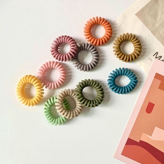 Set 5 cột tóc lò xo màu mini dây cột tóc nữ