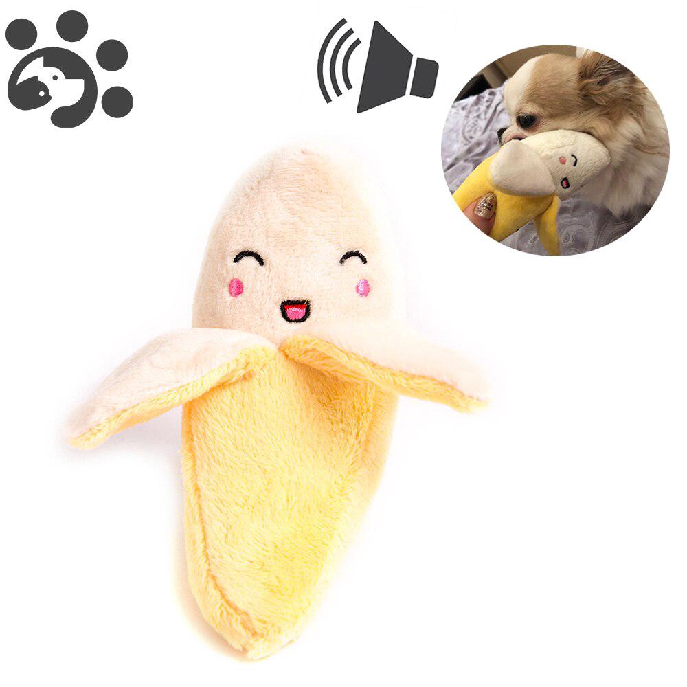 Đồ chơi tương tác hình trái cây nhồi bông có tiếng kêu nhỏ vui nhộn dành cho cún cưng mèo cưng TY0061