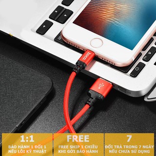 Dây Cáp Sạc HOCO X14💎FREESHIP💎Dây Cáp Sạc Dù Lightning HOCO X14 | Iphone | Ipad | Micro |Type C 1m 2m Bảo Hành 30 Ngày