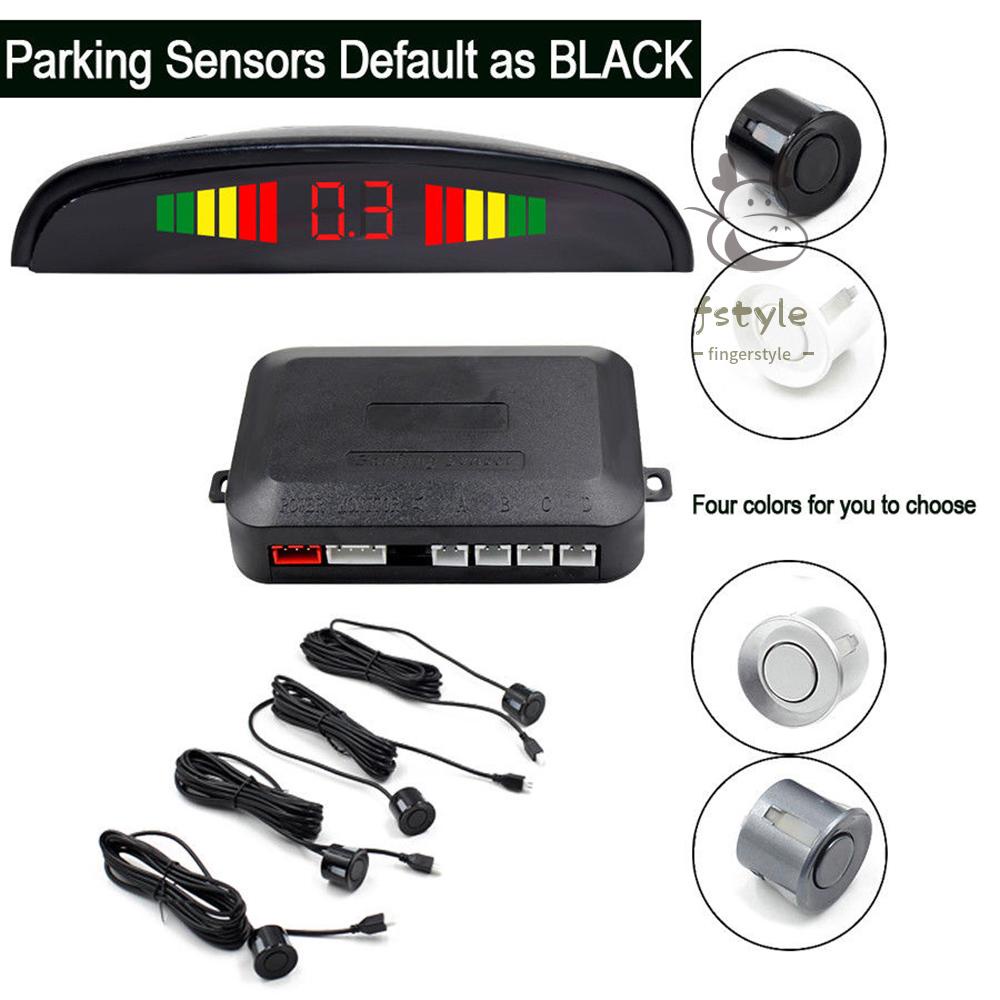 Bộ cảm biến lùi xe hơi màn hình kỹ thuật số màu đen | BigBuy360 - bigbuy360.vn