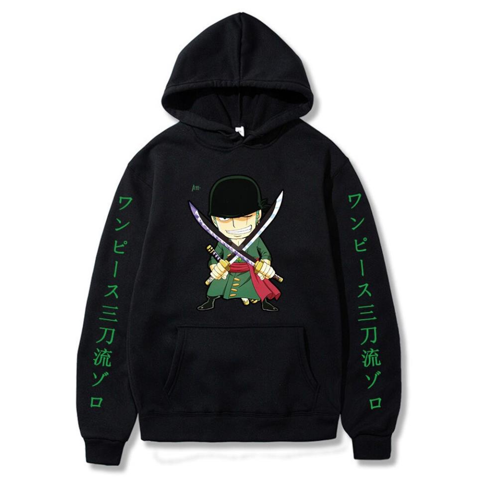 💥GIÁ TỐT✨ Áo hoodie Anime One Piece Roronoa Zoro đẹp sP yêu thích 🧡