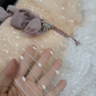 Vải voan xốp và lưới
