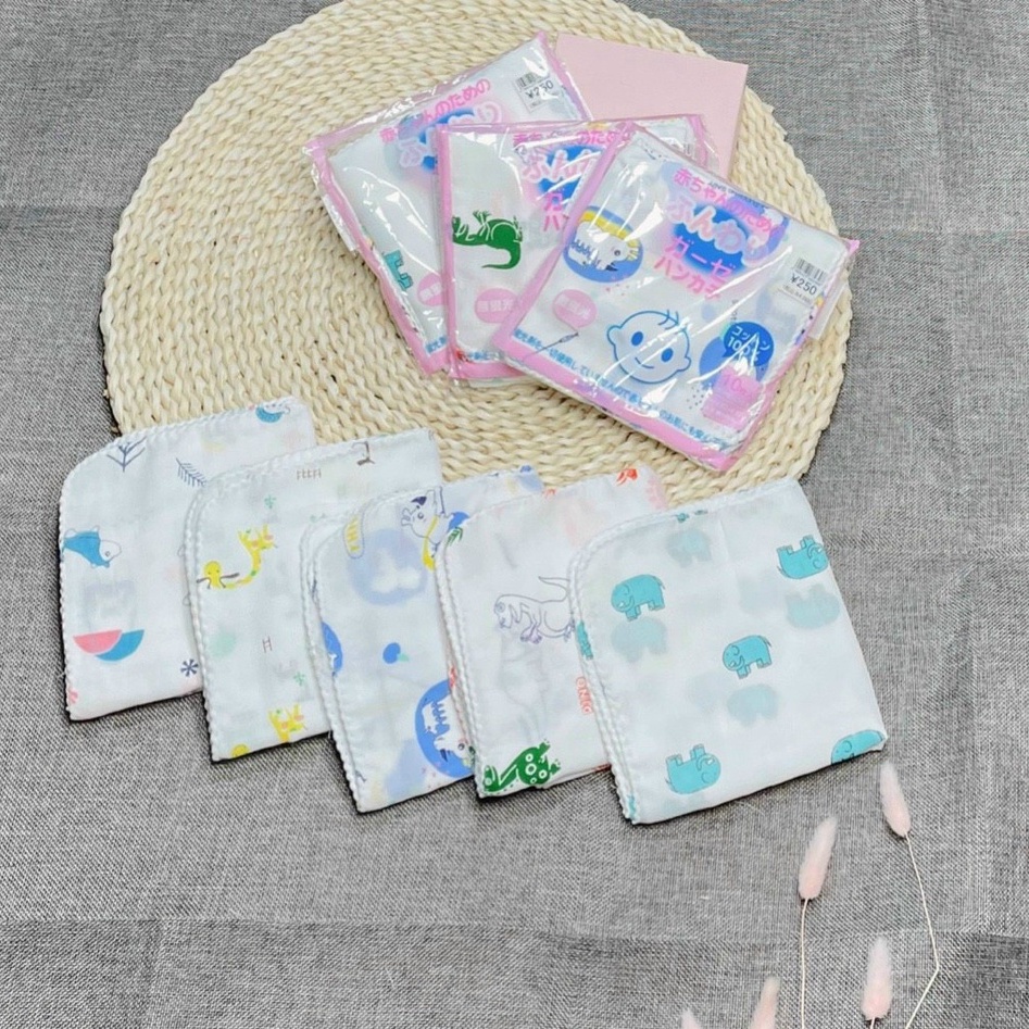 Khăn sữa Nhật, khăn xô mềm mịn cho em bé (Chất khỏi bàn)