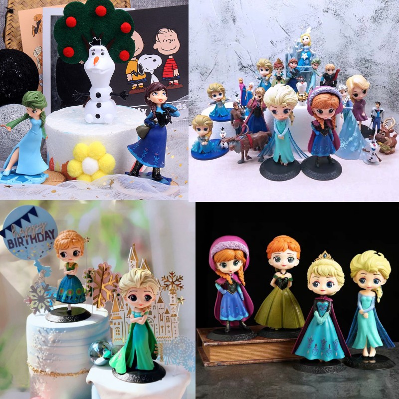 Disney Mô Hình Công Chúa Disney Trang Trí Bánh Kem