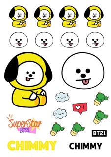 Sticker BT21 chỉ 5k