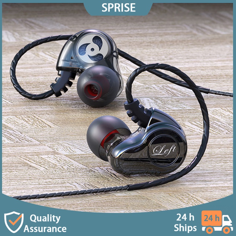 Tai Nghe Nhét Tai HiFi 6D Chống Ồn Có Dây 3.5mm