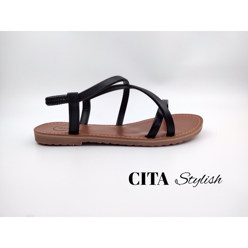 Sandal nữ đế bệt Sandal đế bằng 💖 FREESHIP 💖 Sandal nữ đi học CITA STYLISH êm nhẹ mã CITA.15