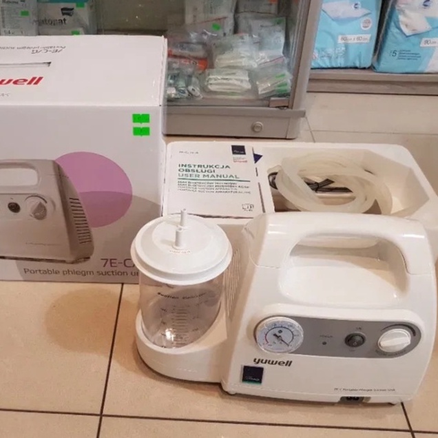 Máy hút dịch 1 bình dành cho người lớn và trẻ em YUWELL 7E-C - Nhập khẩu chính hãng - Bảo hành 2 năm