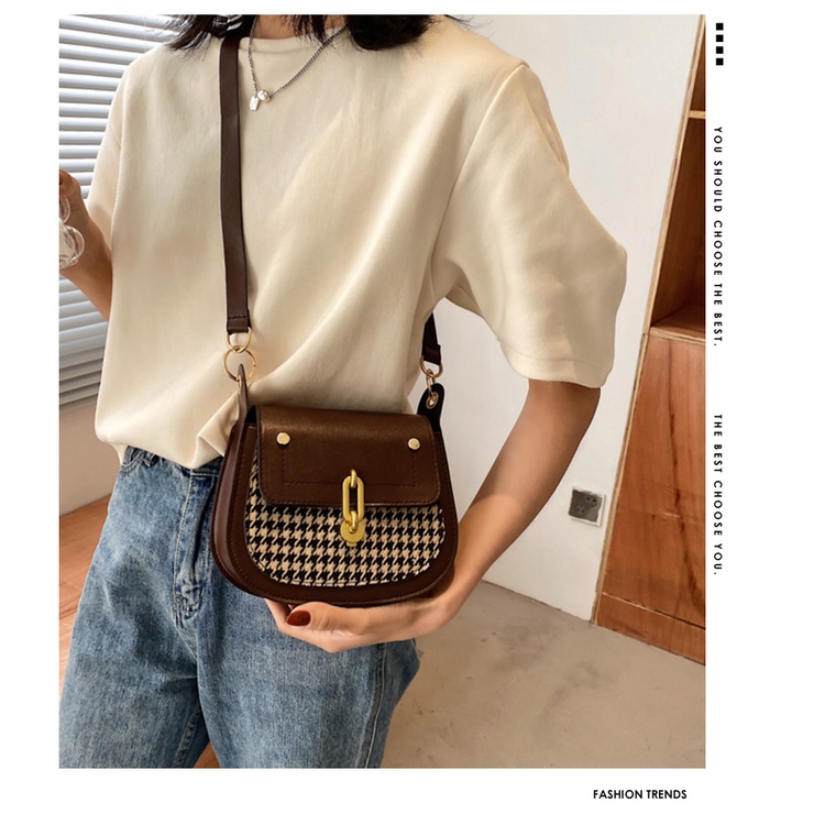 Túi Xách Nữ Đeo Chéo Thời Trang Retro