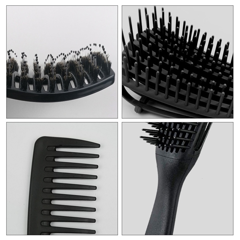 Set 4 Lược Chải Tóc Mát Xa Da Đầu Chống Tĩnh Điện YOUYO