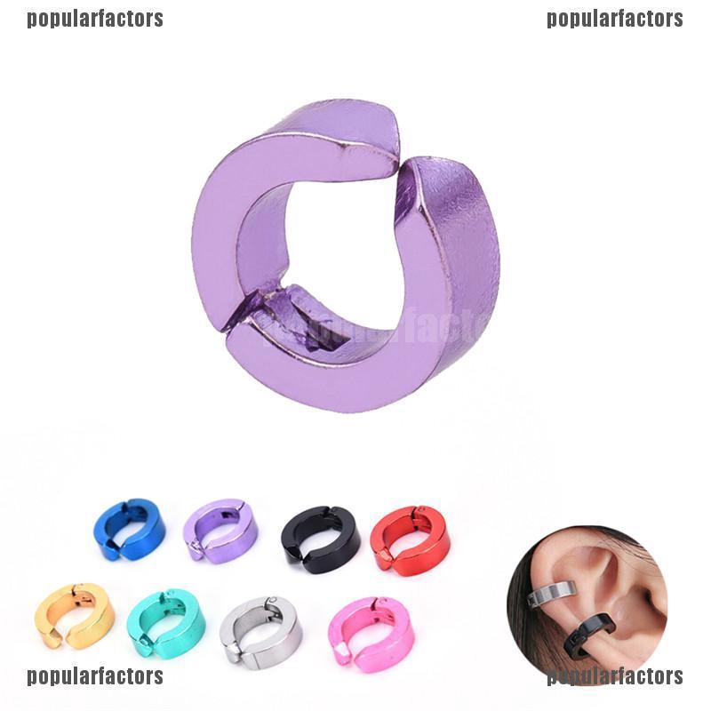 Khuyên Tai Dạng Kẹp Bằng Thép Titan Thời Trang Cho Nam Nữ