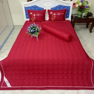 Trọn bộ chăn ga gối satin 5 món cao cấp🌷🌷🌷2018