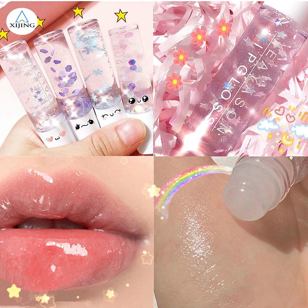 [Hàng mới về] Son bóng ánh nhũ ngọc trai trong suốt dưỡng ẩm môi