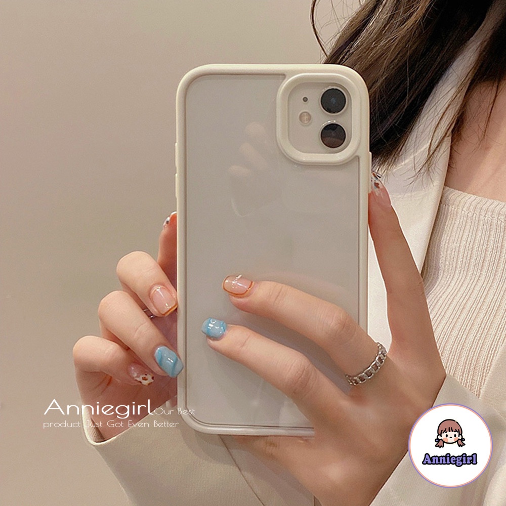 Ốp điện thoại silicon mềm cạnh vuông trong suốt chống sốc thích hợp cho IPHONE 11 7PLUS 8PLUS XR 13 12 PRO MAX