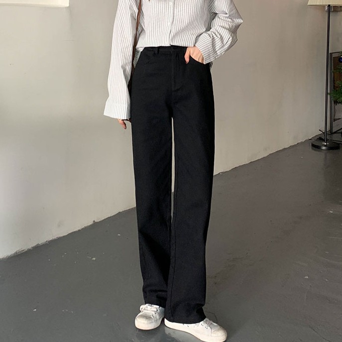 Quần Jean Ống Rộng Lưng Cao Dễ Phối Đồ Thời Trang 40095 | BigBuy360 - bigbuy360.vn