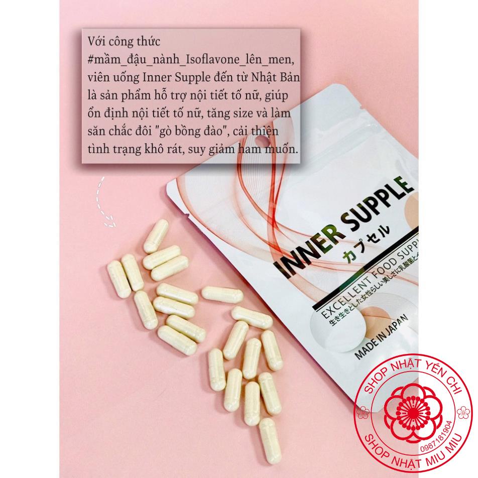 gói 20 viên uống noi tiết inner supple nhật bản