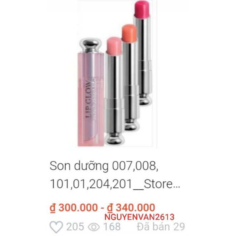 Son dưỡng 01,04,101,204 . AUTH.  MACY'S