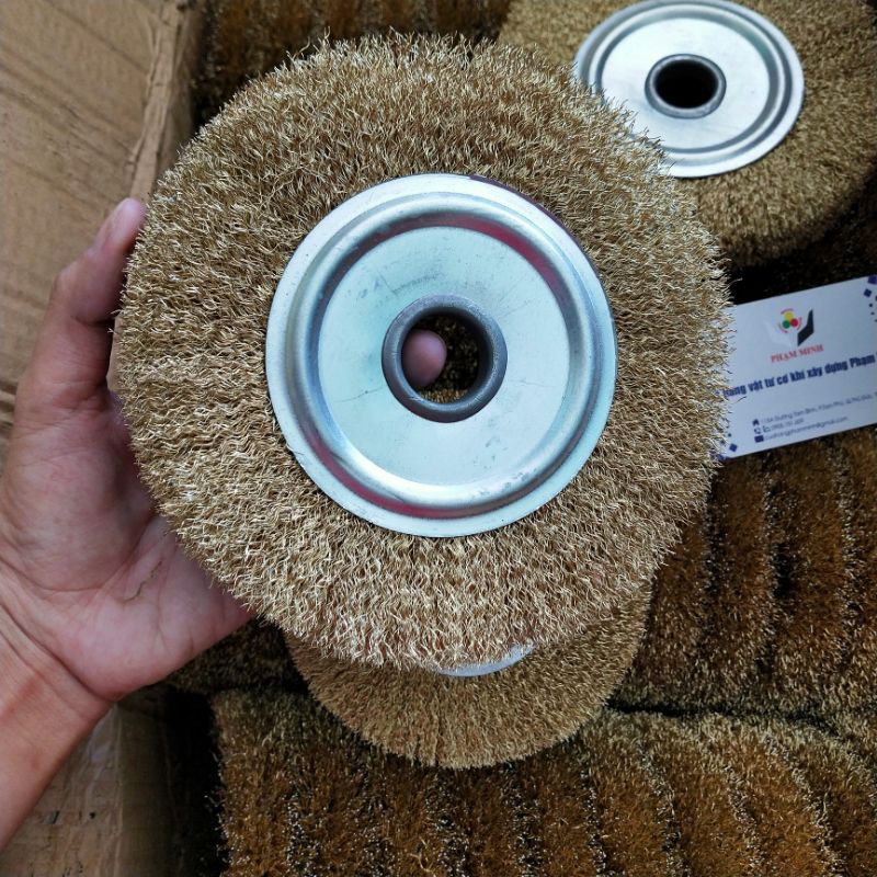 Bánh cước sợi vàng đồng 100x16mm/125x16mm/150x22mm