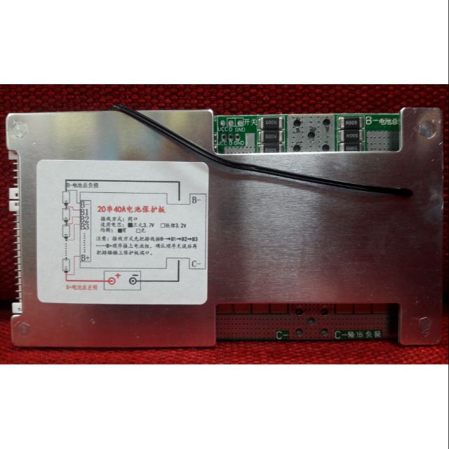 Mạch bảo vệ (BMS) 72V 20S dùng cell 3,7V