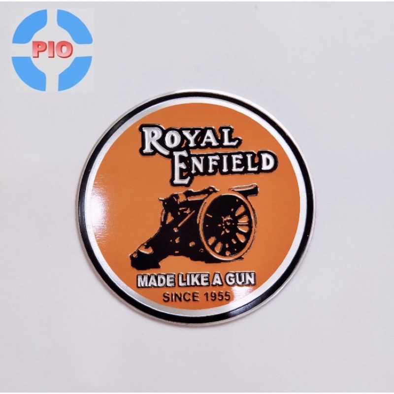 Tem nhôm dán pô xe, ống xả xe máy ROYAL ENFIELD mới