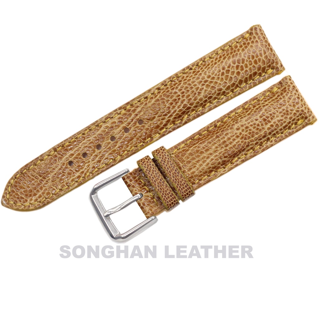 Dây Da Đà Điểu Songhan Leather WT19, Dây Đồng Hồ Cao Cấp Gắn Chốt Thông Minh Kèm Khóa Kim Cao Cấp.BH 6 tháng