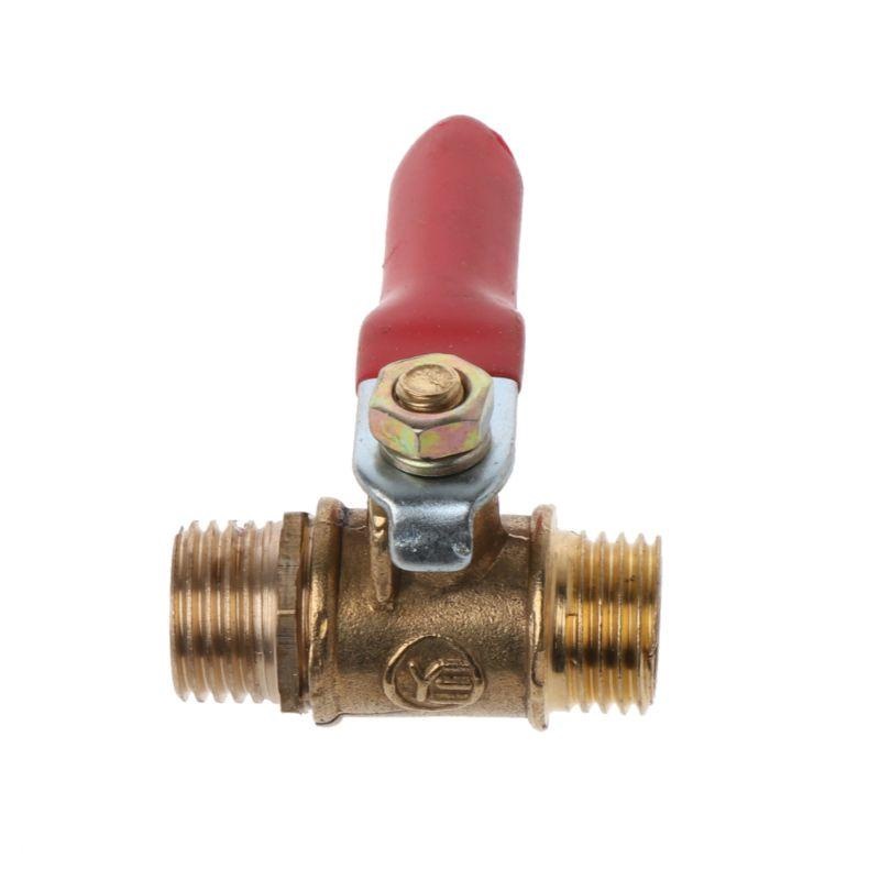 Van bi G 1/4 ren ngoài 12.7mm bằng đồng - Tay gạt khóa van ống nước