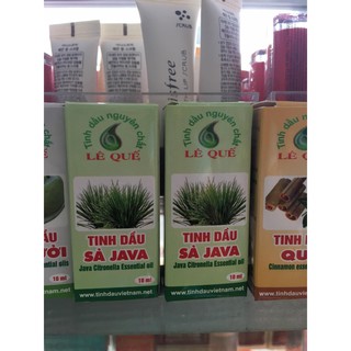TINH DẦU SẢ JAVA NGUYÊN CHẤT LÊ QUẾ - 50ML