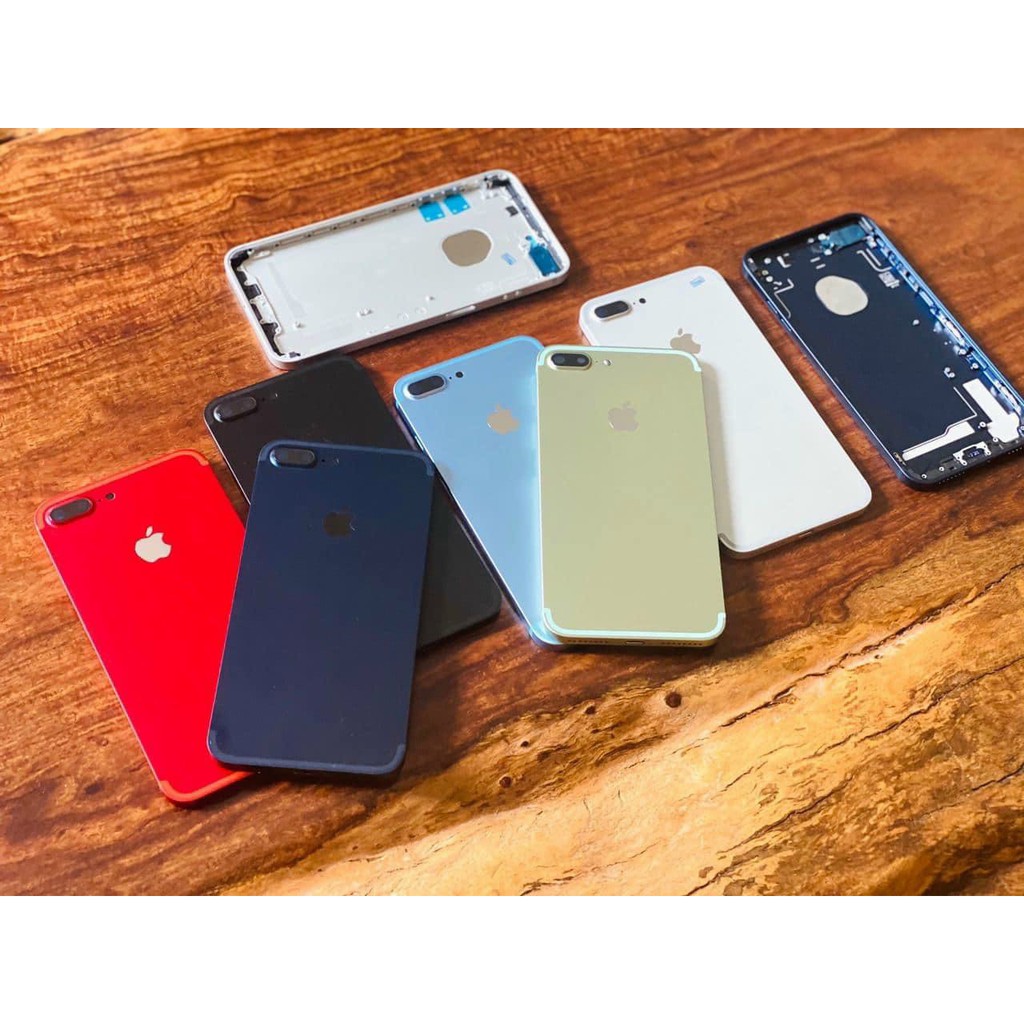 Vỏ iPhone 7 Plus cạnh vuông iPhone 12, kèm bộ nút