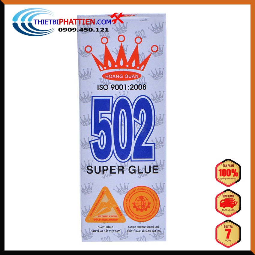 FreeShip Keo 502 Chai Lớn 100g Siêu Dính Hãng SUPER GLUE Chuyên Dán Săt, Gỗ, Nhưa...(Chính Hãng)