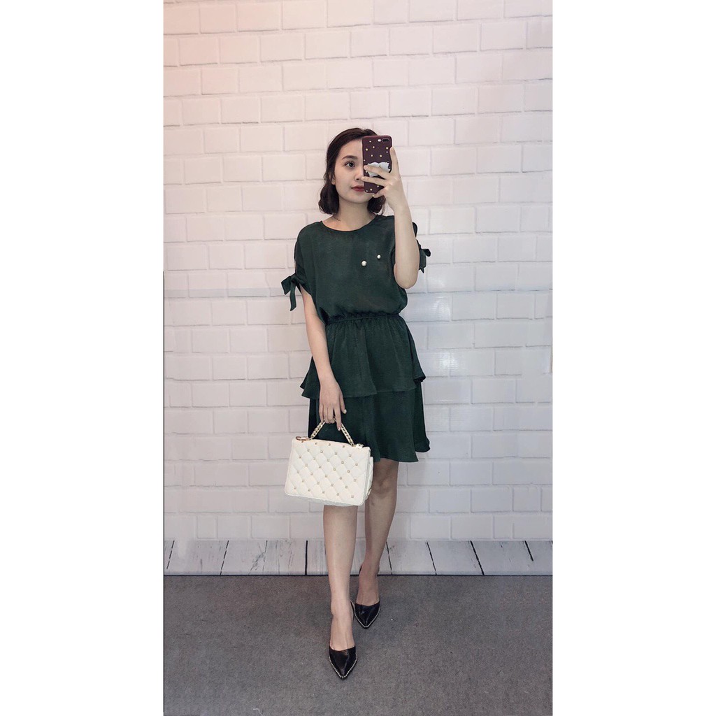 Váy lụa ngắn
