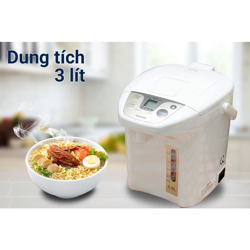 Bình thủy Toshiba PLK-30FL - 3 Lít