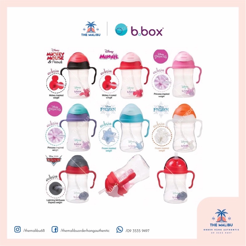 Bình uống nước B.Box Disney Úc cho bé bbox