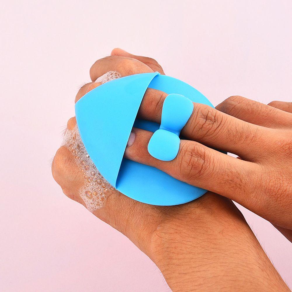 1 Cọ Rửa Mặt Silicone Hình Chiếc Lá Giúp Tẩy Tế Bào Chết Và Làm Sạch Sâu Lỗ Chân Lông