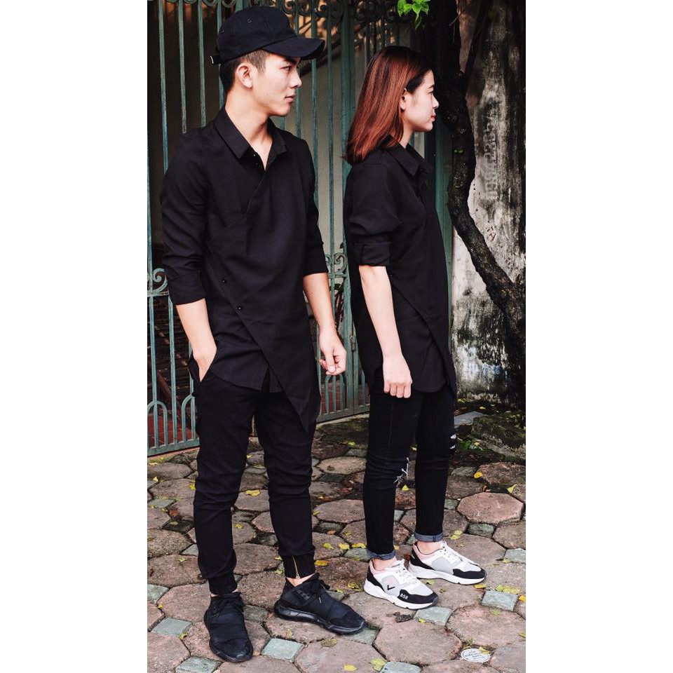 ÁO SƠ MI MINTY - VẠT CHÉO UNISEX | BigBuy360 - bigbuy360.vn