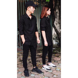 ÁO SƠ MI MINTY - VẠT CHÉO UNISEX