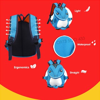 [FOLLOW SHOP - DEAL 19K] C3 - BALO CHO BÉ - KHỦNG LONG XANH