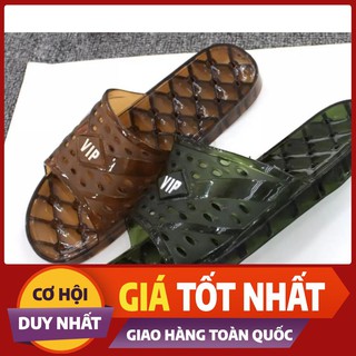 [SALE]  Dép Nhựa Lỗ VIP Trong Suốt