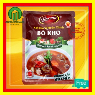 XỐT BÒ KHO GIA VỊ HOÀN CHỈNH BARONA ĐẬM VỊ THƠM NGON 80G