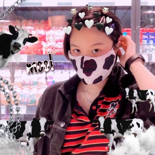 KHẨU TRANG BÒ SỮA // MOOO MASK