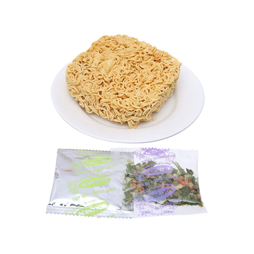 Thùng 18 Khay lớn mì xào Táo Quân Thịt bằm sốt cà khay 85g