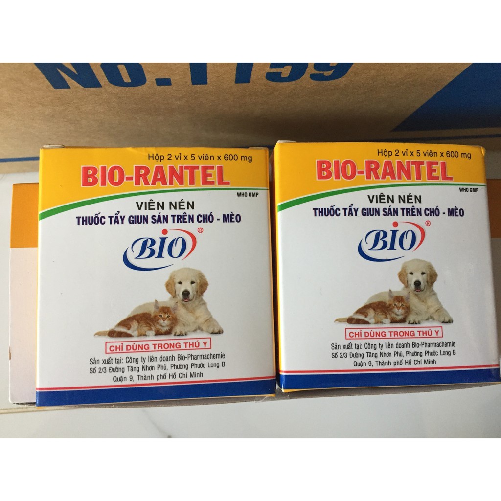 Bio Rantel - hỗ trợ ngăn ngừa giun sán cho chó mèo